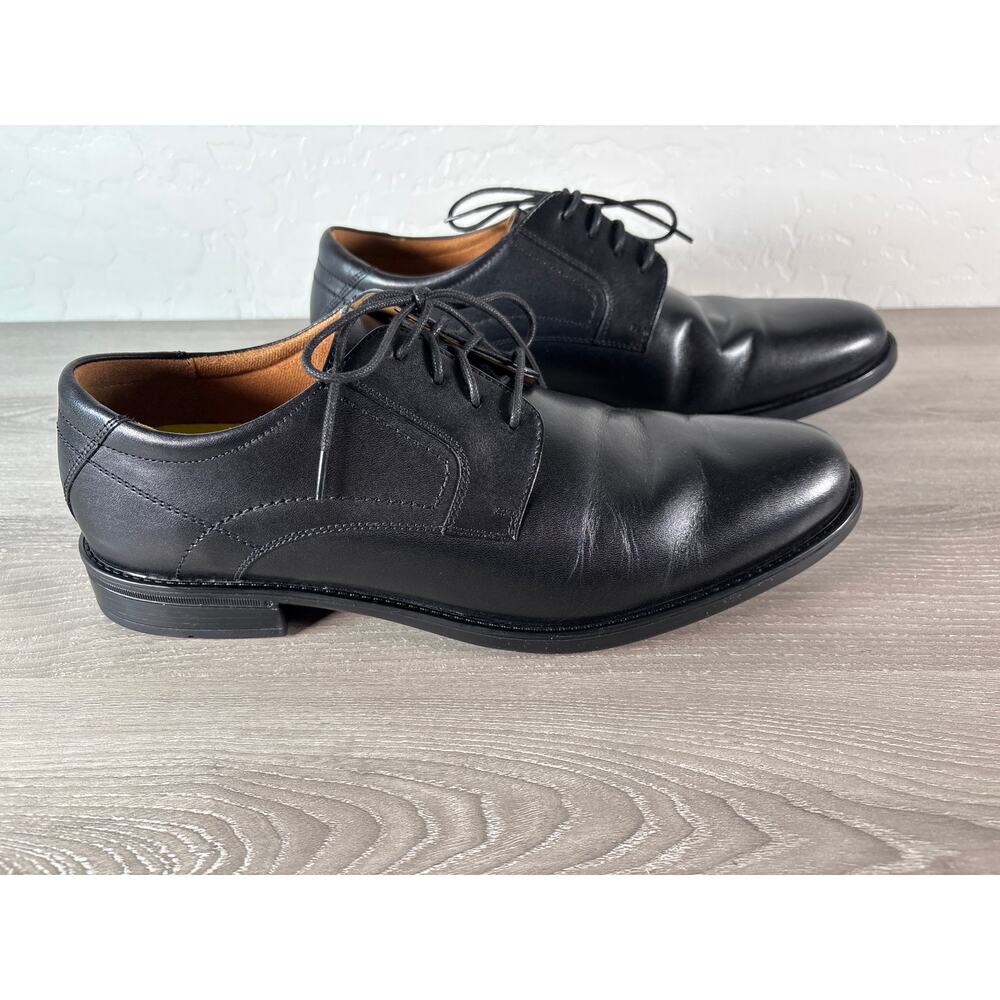 Florsheim Black Leather Oxford Men's Dress‎ Shoes Size 11 D (Medium)- EUC